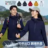 Chaqueta softshell, ropa de trabajo personalizada con impresión de logotipo, con capucha, forro polar, adecuada para actividades de equipo al aire libre