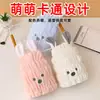 Gorro Secador de Pelo para Niñas, Lindo Turbante Súper Absorbente, Toalla de Secado Rápido, Gorro de Champú y Baño de Dibujos Animados para Bebé