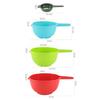 Cocina Navideña Multifuncional para el Hogar Amoy Verdura Azul Cesta de Filtro de Agua Lavar Plato de Fruta Cesta de Drenaje Juego de Cuatro Piezas