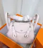 Mini Bolso Lindy de Piel de Vaca de Primera Capa, Bolso de Mano Genuino para Mujer, Bolso tipo 'Pillow Doctor', Bolso de Hombro Cruzado de Moda para el Trabajo
