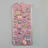Pegatinas suaves y lindas de trasero, adorables pegatinas 3D en relieve, juguete para aliviar el estrés, funda de teléfono y agenda 3D de dibujos animados para niños