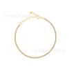 Pulsera de plata de ley S925 con circonitas de estilo lujoso y ligero con diseño de nicho para mujer, cadena de colores, estilo japonés y coreano, pulsera de plata con un estilo distintivo y simple.