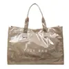 Bolsa Tote Feminina Grande Capacidade 2026 Verão Nova Simples Bolsa de Gelatina Casual Estudante Universitário Aula Deslocamento Bolsa de Mão