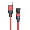 Cable de datos magnético giratorio seis en uno PD60WCable de carga magnético de 540 grados que dobla el juego móvil magnético