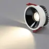 Foco Ultradelgado Empotrado Delgado Antideslumbrante Borde Estrecho Ángulo Ajustable Bajo Downlight para el Hogar Lavaluces Simple 5cm