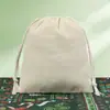 Sacolas de algodão simples com cordão, disponíveis para atacado, com opções de impressão de logotipo. Feitas de 100% algodão, estas bolsas respiráveis são adequadas para embalar medicina tradicional chinesa ou como sachês perfumados.