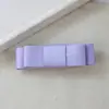 Pinza de Resorte con Lazo de Color Sólido Estilo Coreano, Accesorio para el Cabello Simple y Versátil, Elegante Pinza para Semirecogido, Doble Capa Dulce y Linda para Mujeres