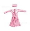 Muñeca de 11 pulgadas 30 cm moda de verano camisón bata albornoz turbante toalla vestido juguete para niña transfronterizo