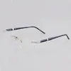 Nuevo Armazón de Gafas para Miopía sin Marco Armazón de Gafas Ópticas Business Casual para Hombres y Mujeres Gafas con Filtro de Luz Azul Mb0344