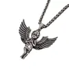 Collar Colgante de Ángel Aleación Suerte Pequeño Ángel Collar para Hombres y Mujeres Artículo Más Vendido Transfronterizo Europeo y Americano