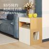 Mesa Lateral Pequeña, Gabinete Lateral para Sofá, Mesa de Café Pequeña, Mesa de Esquina, Gabinete Lateral Pequeño, Mesa Cuadrada de Mesita de Noche, Muebles de Almacenamiento para Apartamentos Pequeños