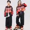 Roupa de Performance Infantil Roupa Hip-Hop para Menina Roupa Hip-Hop para Menino Roupa Hiphop da Moda Roupa de Performance de Dança Jazz para Meninas