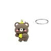 Llavero colgante de oso de dibujos animados creativos con forma de trasero, lindo conejo de PVC, cerdo, mono, personalidad, adornos para bolsa de pareja