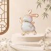 Coelho da Lua do Meio do Outono Estilo Chinês Brocado de Seda Coelho Pingente Acessórios DIY Joias Feitas à Mão Pingente de Colar Decoração de Bolsa de Carro