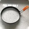 Molde para Omelete de Aço Inoxidável 430 Utensílios de Cozinha Doméstica para Assar Molde para Omelete Panela Antiaderente Anel para Omelete
