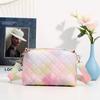 Bolso de mujer de alta calidad, bolso bordado de moda 2023, bolso de hombro al por mayor de comercio exterior, bolso mensajero color niebla nube ins