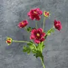 6 peônias artificiais para decoração de casa e hotel, arranjo de cena de casamento, flores artificiais feitas à mão, itens decorativos transfronteiriços atacado