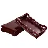 Decoración de estatua de Buda base para acuario rectangular de madera jarrón de jade maceta artesanías de piedra raras soporte de talla de madera