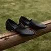Moda 2026 Primavera/Verano Más Vendidos Mocasines Redondos Estilo Británico Slip-On Zapatos Perezosos con Tacón Grueso, Cómodos y Versátiles