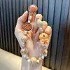 Llavero Juguete de Apretar Ojos Saltones Capibara Llavero Juguete para Aliviar el Estrés Colgante para Mochila Regalo Pequeño Divertido y Peculiar