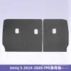 Adequado para Ioniq 5 2024-2025 Material 3D para Todas as Estações Tapetes de Chão TPE Tapete do Porta-malas Tapete do Encosto