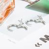 Pendientes de estrella para mujer, diseño de hebilla de oreja, pendientes colgantes de estrella con sentido del espacio, nuevos pendientes elegantes que combinan con todo, pendientes avanzados