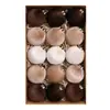 Bolas Navideñas Populares de Amazon, Bolas Navideñas Envueltas en Terciopelo Set de Bolas Decorativas Colgantes de 6 cm/8 cm