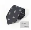 Corbata Leer Nueva Serie Azul 8cm poliéster traje de negocios corbata jacquard corbata al por mayor fabricante en stock