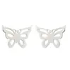 Nuevos Pendientes de Acero Inoxidable Mariposa Corta-Insectos Primavera 2026, Múltiples Estilos, Pendientes Semanales, Regalo Versátil para Niñas