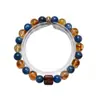 Pulseira de Cristal de Cianita Natural Yanyu Touting para Mulheres, Versátil Cristal Torre Amarela Pulseira Branqueadora da Moda Atacado