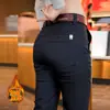 Pantalones Casuales de Calidad 2026 para Hombre, Estilo Primavera y Otoño, Engrosados y Forrados de Polar, Pantalones Negros Rectos Cálidos para Hombre de Negocios