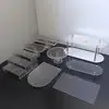 Centro de Mesa para Postres de Acrílico Bandeja para Pastel de Boda Soporte de Exhibición Soporte para Pasteles de Té de la Tarde Mesa para Descanso de Té de Buffet Frío