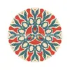 Alfombrilla de Té Resistente al Calor de Madera, Posavasos, Base Aislante, Bonita Alfombrilla para Mesa de Comedor, Alfombrilla Protectora contra Quemaduras, Alfombrilla de Goma de Alta Calidad, Alfombrilla para Platos