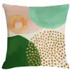 Novedades de Amazon Novedades Bohemias Fundas de Almohada Estampadas de Lino Decoración Abstracta Nórdica para Sofá Ventas Directas de Fábrica