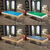 Mesa de Billar para el Hogar Interior Estándar Multifuncional Mesa de Billar Bola Nueve Americana Madera Maciza Mesa de Billar para Villa