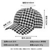 Outono e inverno padrão de lã retro houndstooth boné de beisebol estilo britânico homens e mulheres nova fábrica de moda quente atacado