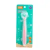 Tela Dorada Bebé Cuchara Suave de Silicona Completa Bebé Cuchara de Silicona Cuchara para Alimentar Cuchara Suave Alimentación Alimentación 6061