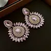 Pendientes de Plata Estilo Vintage con Colgantes de Lágrima Tachonados de Diamantes, Lujo Ligero y Sensación de Alta Gama, Exquisito Diseño de Clavo, Joyería para Orejas de Nicho