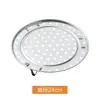 Bandeja para Cocinar al Vapor en Wok Acero Inoxidable Engrosada Rejilla Densa para Cocinar al Vapor Cesta Vaporera Cocina Doméstica Multifuncional Inserto Vaporizador Rejilla para Baño María