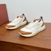 Sapatos Masculinos Europeus Outono Malha Fly-Knit de Alta Qualidade Tênis Casuais Tendência Tênis de Solado Grosso de Alta Qualidade Tênis de Corrida