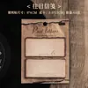 Notas adhesivas con borde quemado, estilo retro, para manual del estudiante, con forma especial, notas decorativas para mensajes, pegatinas Sticky N Times.