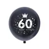 Globos de Cumpleaños de 12 Pulgadas para 18, 30, 40, 50, 60 Años Decoración para Fiestas de Cumpleaños Suministros Lista de Deseos de Amazon