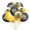 Combinación de traje de globos con confeti transfronterizo para 16 18 30 40 50 60 años, decoración para fiesta de cumpleaños de adultos