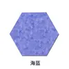 Pegatinas de pared hexagonales de fieltro transfronterizas color hexagonal tablero de corcho pared de fotos tablero de mensajes autoadhesivas aislamiento acústico fabricantes de fieltro