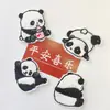 Patches Bordados de Panda de Pelúcia para Roupas Infantis, Patches para Consertar Furos, Patches de Tecido Autoadesivos, Patches Bordados com Verso Adesivo