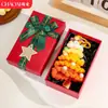 Enfeites de Árvore de Natal de Tricô Mais Vendidos no Exterior, Decorações de Natal Criativas de Crochê e Enfeites de Natal Festivos