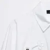 Moda Feminina Nova Primavera 2026 Aliexpress Transfronteiriço Cor Sólida Elegante Camisa de Popeline Decorada com Nó 7019310