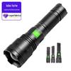 Nova Lanterna Zoom Telescópico P50 Lanterna de Iluminação para Exterior Recarregável por USB LED Lanterna Tática para Casa