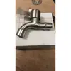 Grifo de Apertura Rápida con Caño Engrosado para Uso Doméstico, Grifo para Lavadora de Agua Fría Únicamente, Todo Cobre, Antiexplosión, Antisalpicaduras, Acero Inoxidable