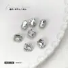 Joias Diamante para Nail Art Coloridas de Fundo Pontiagudo Octagonal Grandes, Médias e Pequenas Cubo de Açúcar Mahjong Diamante Super Brilhante para Nail Art Joias de Diamante para Unhas Atacado